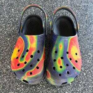Kids Rainbow Crocs